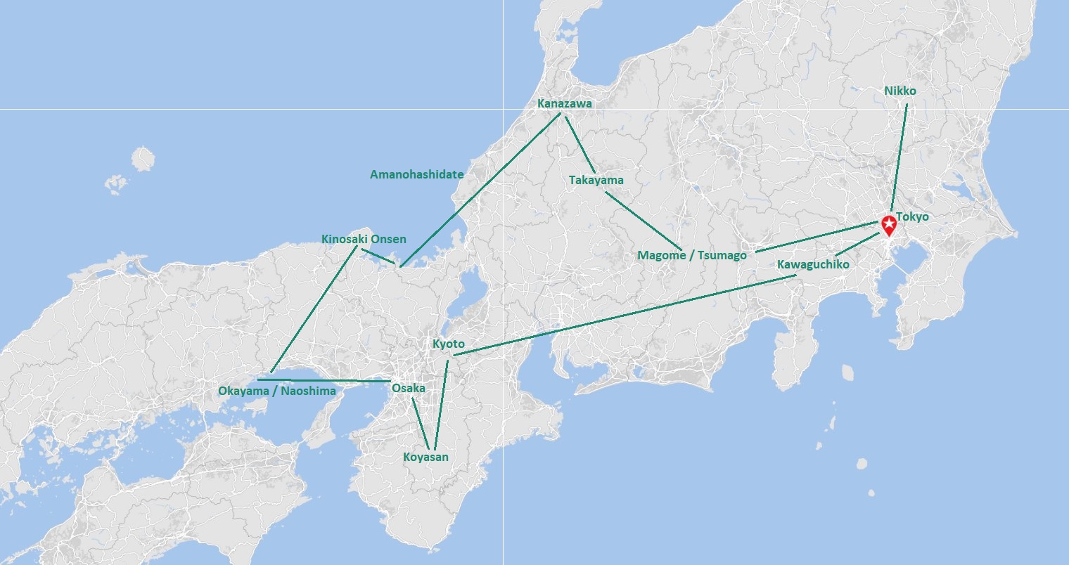 Tour Facettenreiches Japan