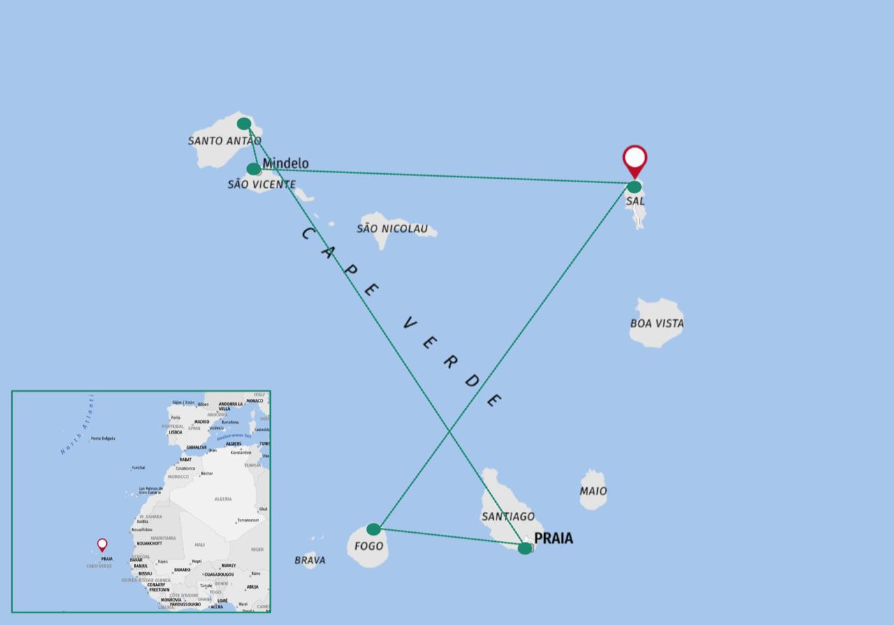 Tour Inselhüpfen Cabo Verde