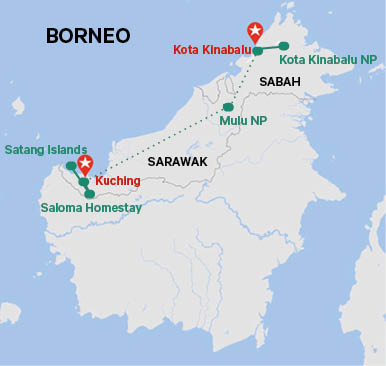 Tour Authentisches Borneo