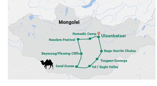 Tour Wüste Gobi und Naadam-Festival