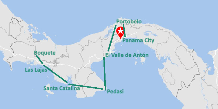 Tour Oh wie schön ist Panama: Mietwagenreise zu den Höhepunkten