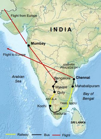 Tour Südindien zum Erleben