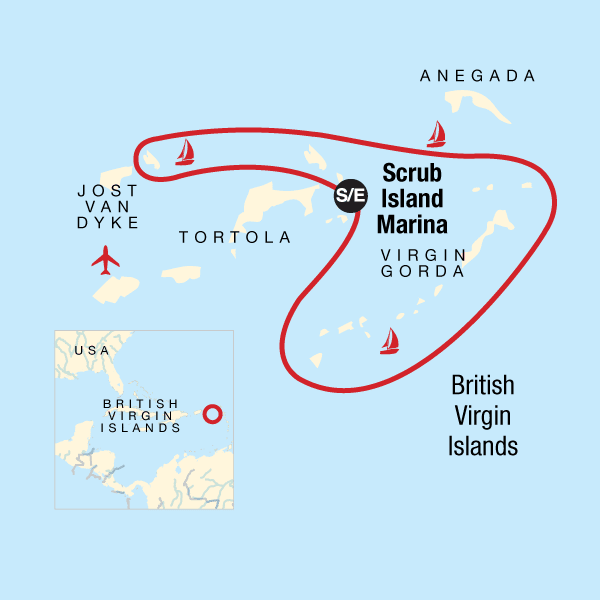 Tour Segelreise durch die British Virgin Islands