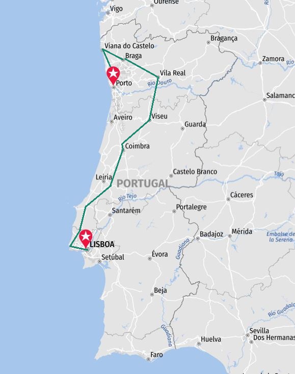 Tour Kontrastreiches Portugal