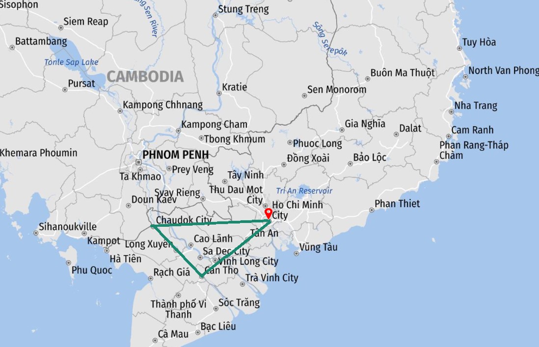 Tour Kurzreise Mekong-Delta in Südvietnam